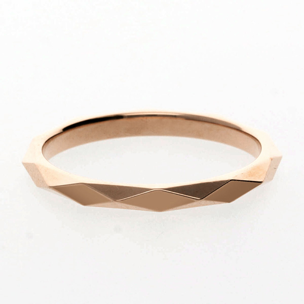 ピンクゴールドマリッジリング