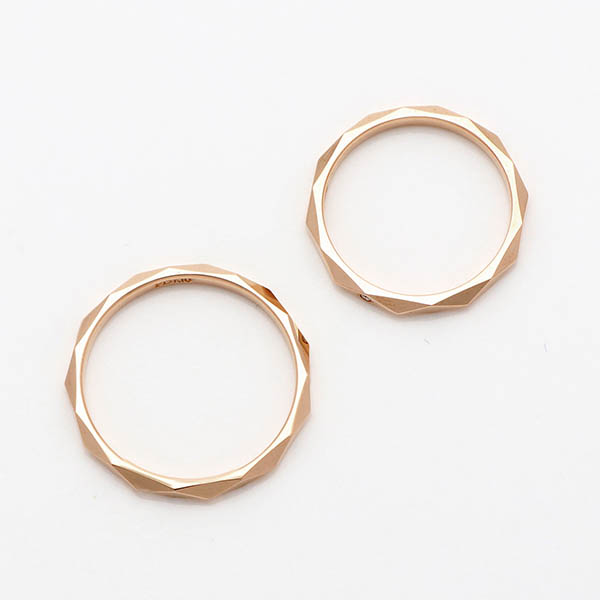 ピンクゴールドマリッジリング