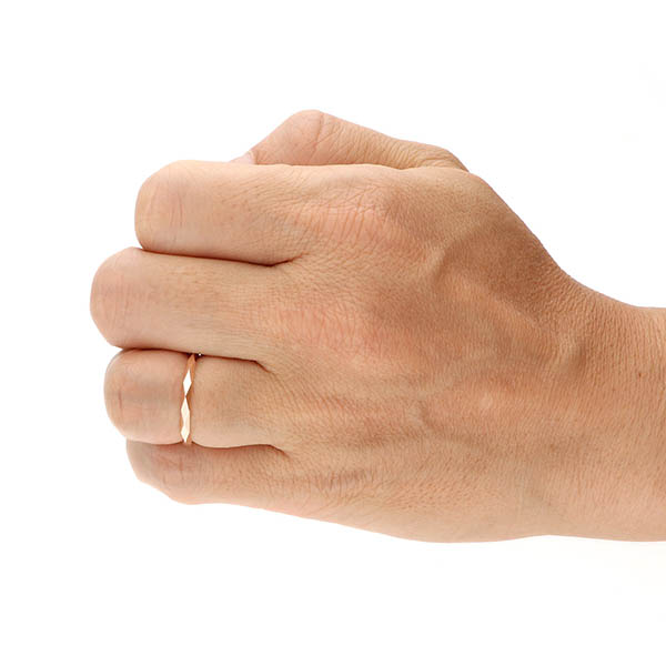 ピンクゴールドマリッジリング