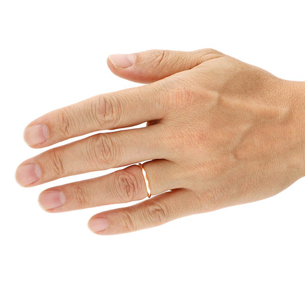 ピンクゴールドマリッジリング