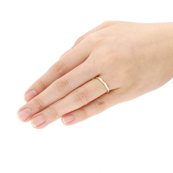 ピンクゴールドマリッジリング