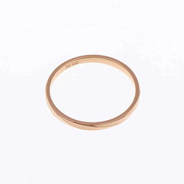 ピンクゴールドリング