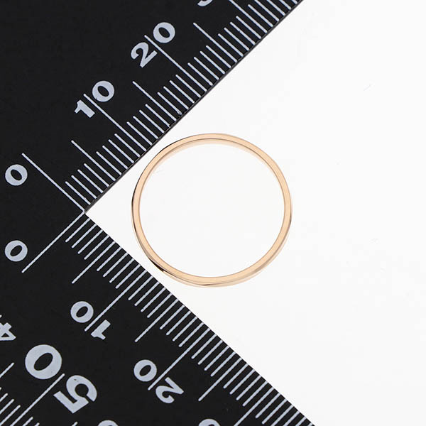 ピンクゴールドリング