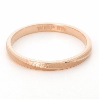 ピンクゴールドリング