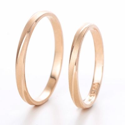 ピンクゴールドペアリング