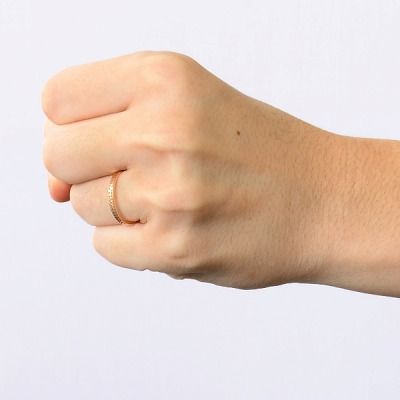 ピンクゴールドペアリング