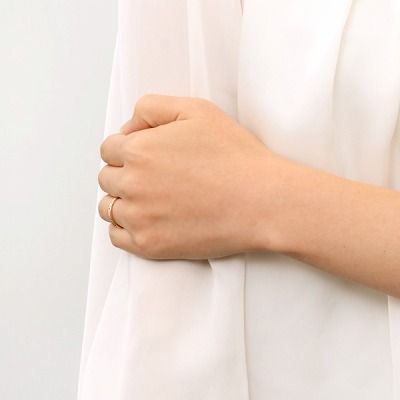 ピンクゴールドペアリング