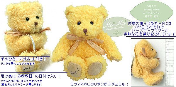 誕生日 メイメイ バースディテディベア
