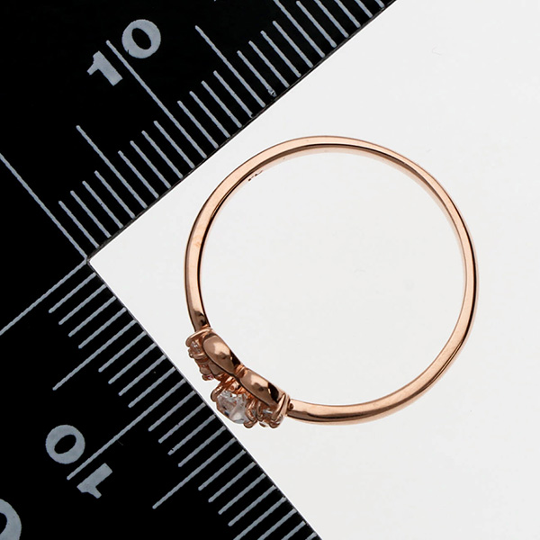 ピンクゴールドリング