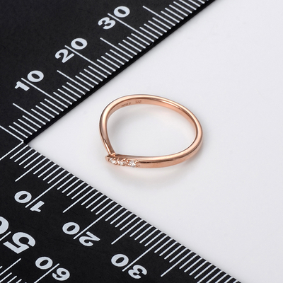 ゴールドピンキーリング