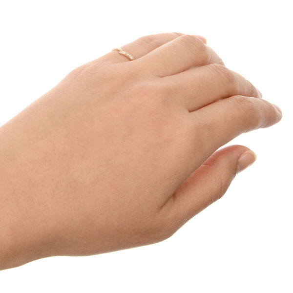 ゴールドピンキーリング