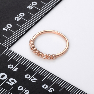 ピンクゴールドリング