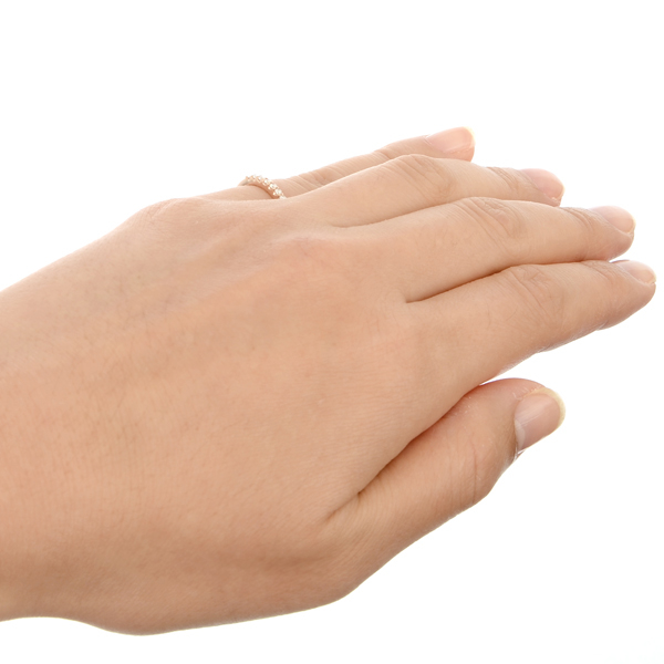 ゴールドピンキーリング