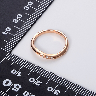 ピンクゴールドリング