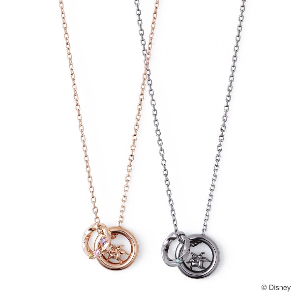 シルバーペアネックレス