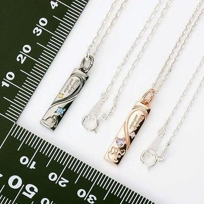 シルバーペアネックレス