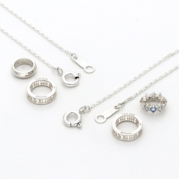 シルバーペアネックレス