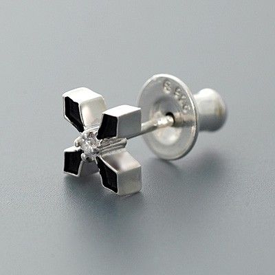 シルバースタッドピアス(片耳用)