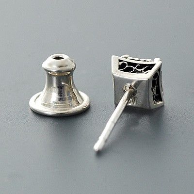 シルバースタッドピアス(片耳用)