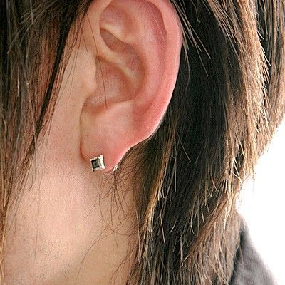 シルバースタッドピアス(片耳用)