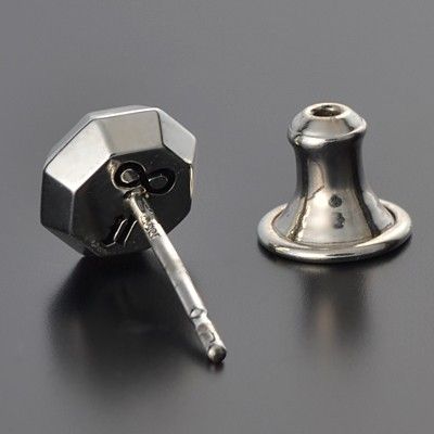 シルバースタッドピアス(片耳用)