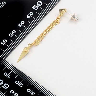 シルバースタッドピアス(片耳用)