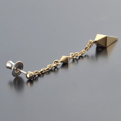 シルバースタッドピアス(片耳用)