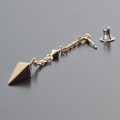 シルバースタッドピアス(片耳用)