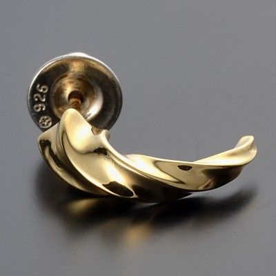 シルバーフープピアス(片耳用)