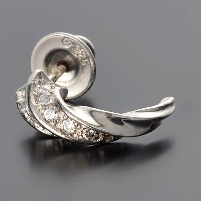 シルバーフープピアス(片耳用)