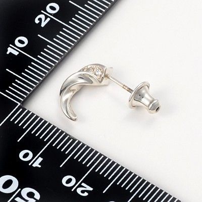 シルバーフープピアス(片耳用)