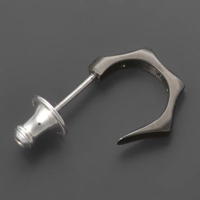 シルバーフープピアス(片耳用)
