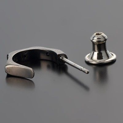 シルバーフープピアス(片耳用)