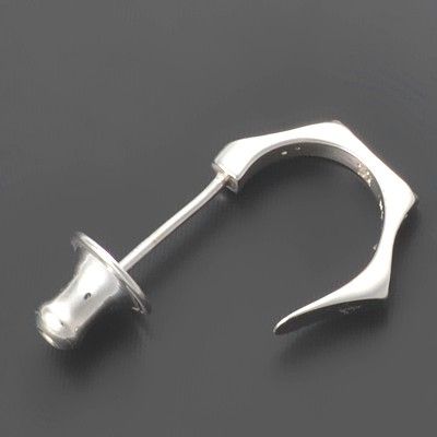 シルバーフープピアス(片耳用)