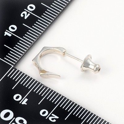 シルバーフープピアス(片耳用)