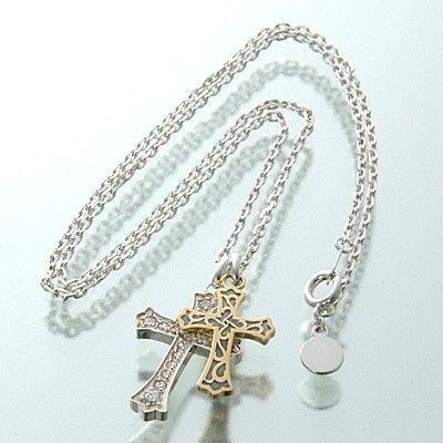 シルバーペアネックレス