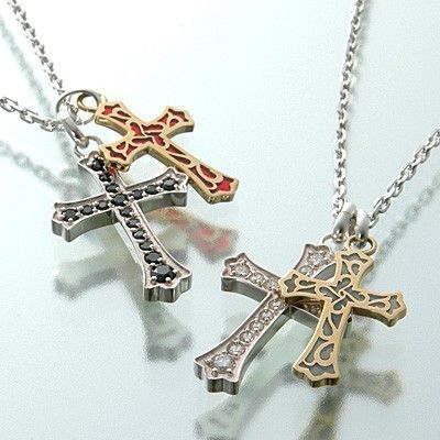 シルバーペアネックレス