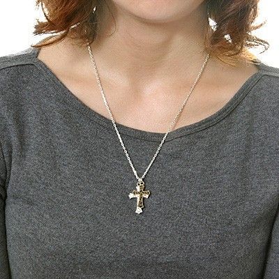 シルバーペアネックレス