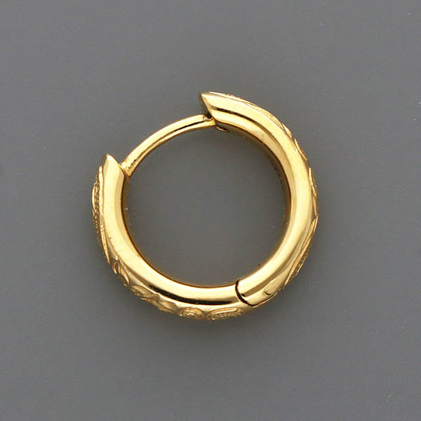 ステンレスフープピアス(片耳用)