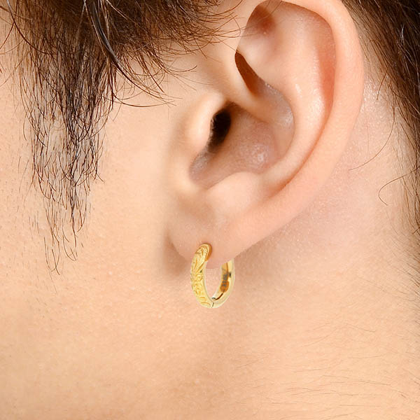 ステンレスフープピアス(片耳用)