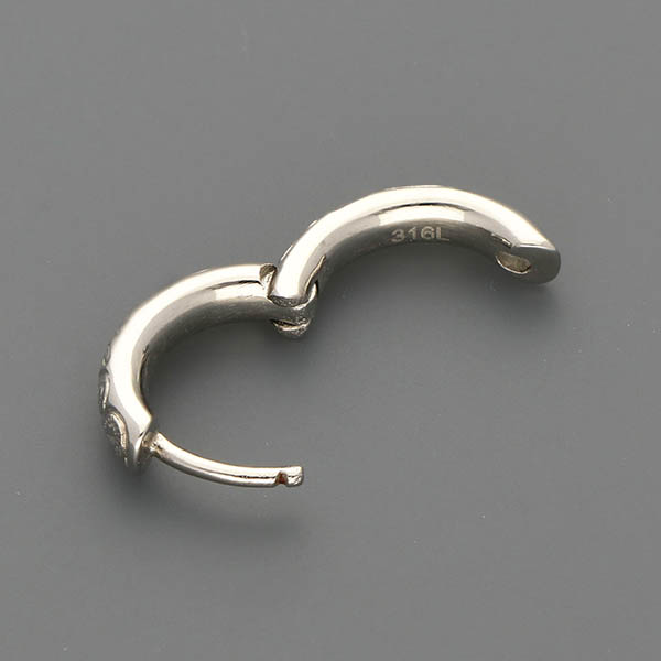 ステンレスフープピアス(片耳用)