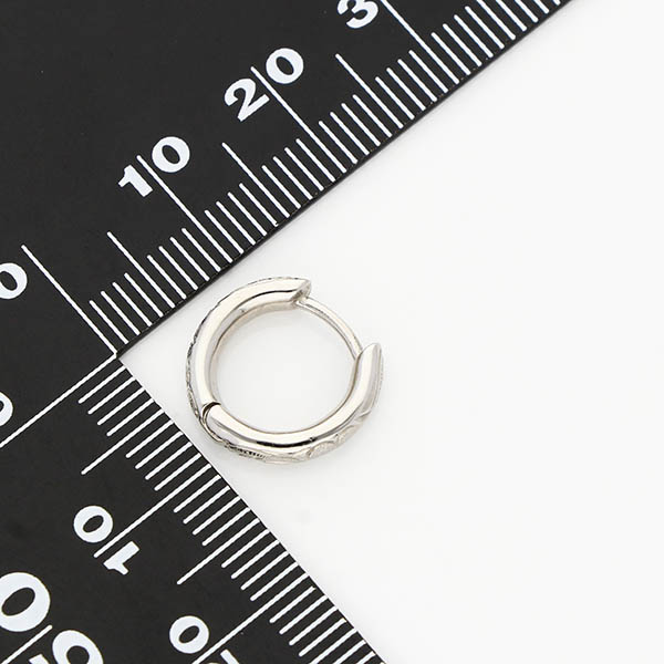 ステンレスフープピアス(片耳用)