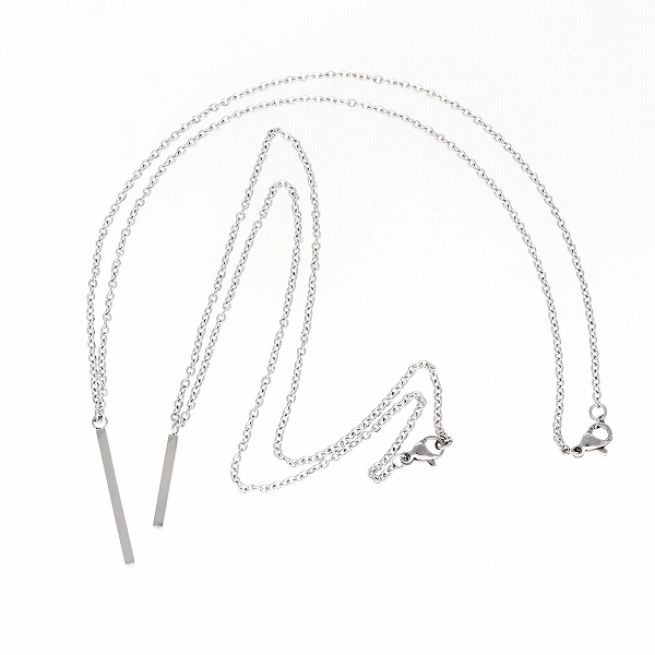 ステンレスペアネックレス