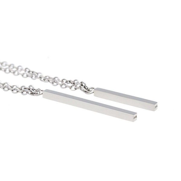 ステンレスペアネックレス