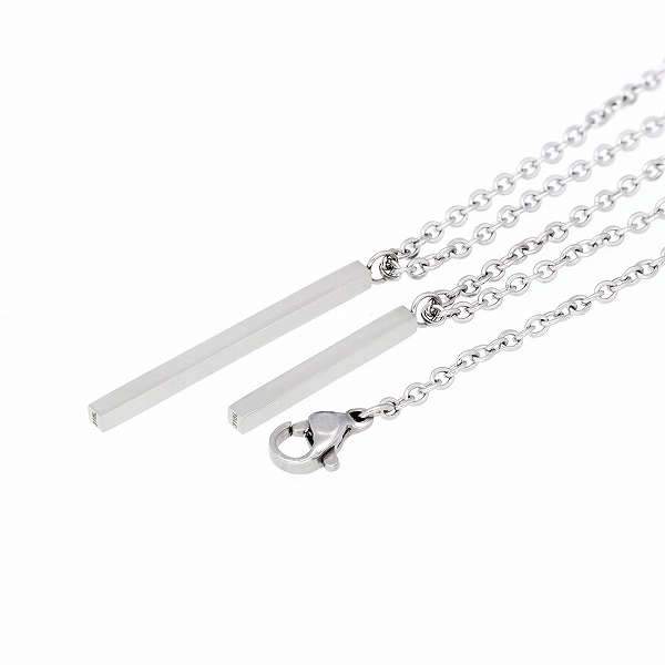 ステンレスペアネックレス