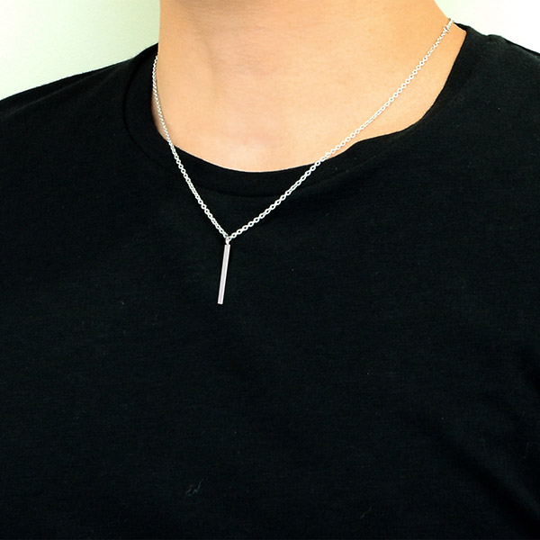 ステンレスペアネックレス