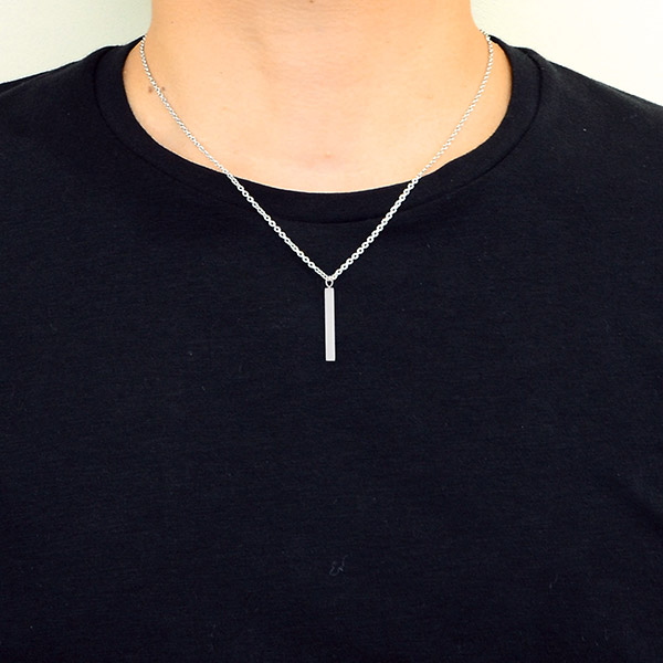 ステンレスペアネックレス