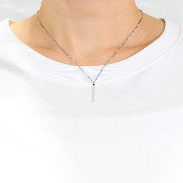 ステンレスペアネックレス