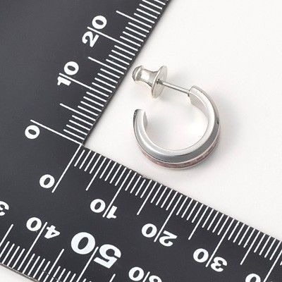 ステンレスフープピアス(片耳用)