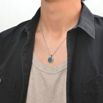 ステンレスペアネックレス